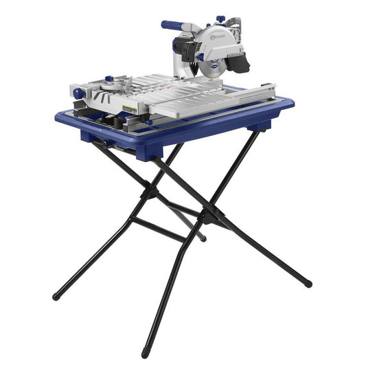 Kobalt 7-in Wet Tabletop Sliding Table Tile Saw with Stand